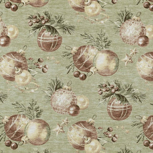 HomeRoots 8' Indoor/Outdoor Washable Area Rug in Artichoke Green, Brown & Beige with Star Motif Design 621823