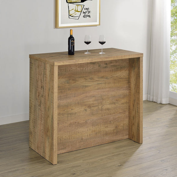 English Elm Irving Compact Mango Home Bar with Wine Grid for 12 Bottles, Stemware Racks & Open Cubbies — Durable Engineered Wood Laminate Organizer B062P375550