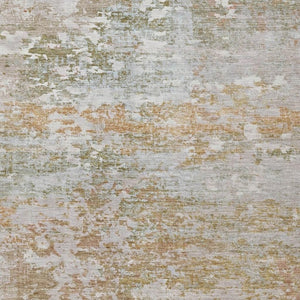 HomeRoots 8' X 10' Abstract Coral Ivory Gray Washable Area Rug - Durable Indoor/Outdoor Style for All Spaces 621949