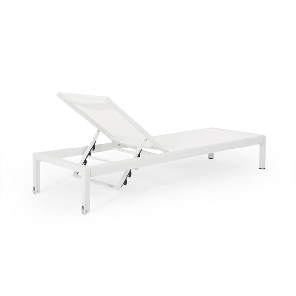 English Elm Christopher Knight Home® - Cape Coral Chaise Lounge Set Of 2 - Stylish, Adjustable, And Durable Outdoor Seating For Comfort 57592.00WHIMP2