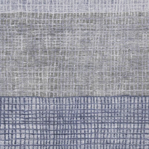 HomeRoots 9' Denim Blue Geometric Area Rug - Washable Indoor & Outdoor, Durable, Stylish, and Versatile Use 622016