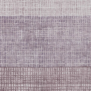 HomeRoots 8' X 10' Stylish Purple and Ivory Geometric Washable Rug for Indoor/Outdoor Spaces - Durable, Easy Care 622033