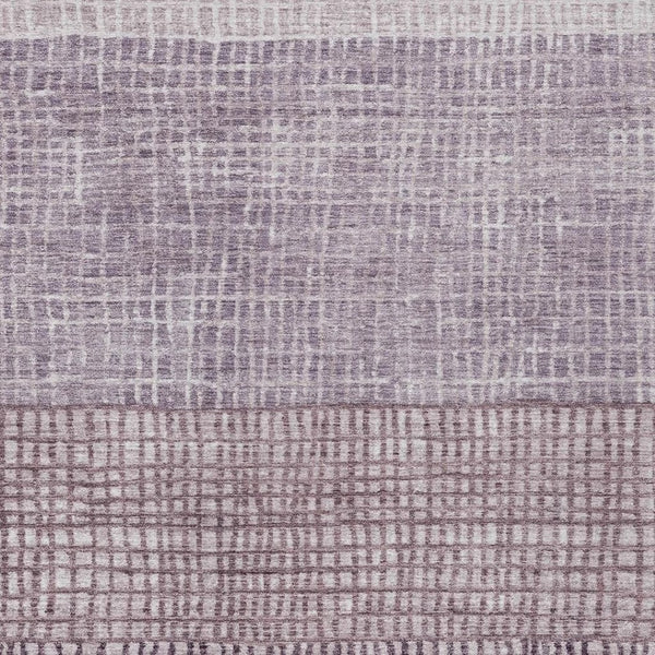 HomeRoots 10' X 14' Stylish Purple & Ivory Geometric Washable Rug - Durable, Non-Slip Design for Indoor/Outdoor Use 622035