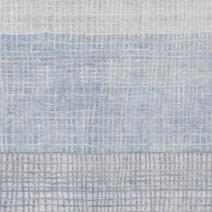 HomeRoots 10' Sky Blue and Ivory Geometric Indoor/Outdoor Area Rug - Durable, Washable, Perfect for High Traffic Spaces 622047