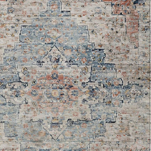 HomeRoots 8' X 10' Beige Medallion Area Rug - Stylish, Washable Design for Indoor & Outdoor Durability and Elegance 622069