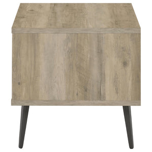 English Elm Fletcher Gloss White Lacquer Coffee and End Table Set for Modern Living Rooms B062S01689