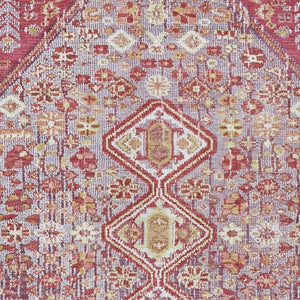 HomeRoots 5' X 8' Aztec Area Rug - Durable Brown & Wheat Design, Machine Washable for Indoor/Outdoor Use 622145