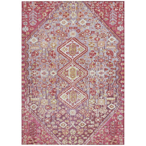 HomeRoots 8' X 10' Brown Aztec Washable Rug - Stylish Indoor/Outdoor Area Rug for High-Traffic Spaces & Décor 622147