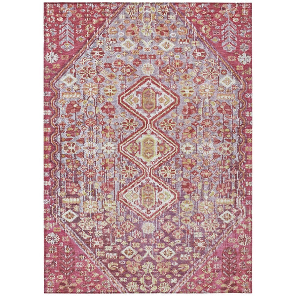 HomeRoots 10' Aztec Washable Indoor Outdoor Area Rug - Durable Brown & Wheat Design for High-Traffic Spaces 622149