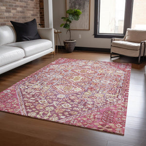 HomeRoots 10' Aztec Washable Indoor Outdoor Area Rug - Durable Brown & Wheat Design for High-Traffic Spaces 622149