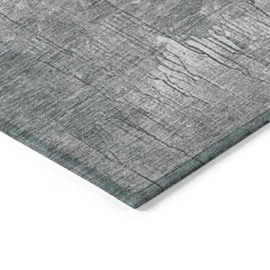 HomeRoots 5' X 8' Coral and Gray Abstract Area Rug - Stylish, Machine-Washable, Indoor/Outdoor, Durable Design 622445
