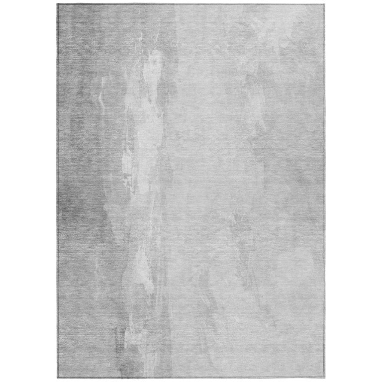 5 X 8 Abstract Polyester Area Rug Machine Washable for Indoor Outdoor Spaces