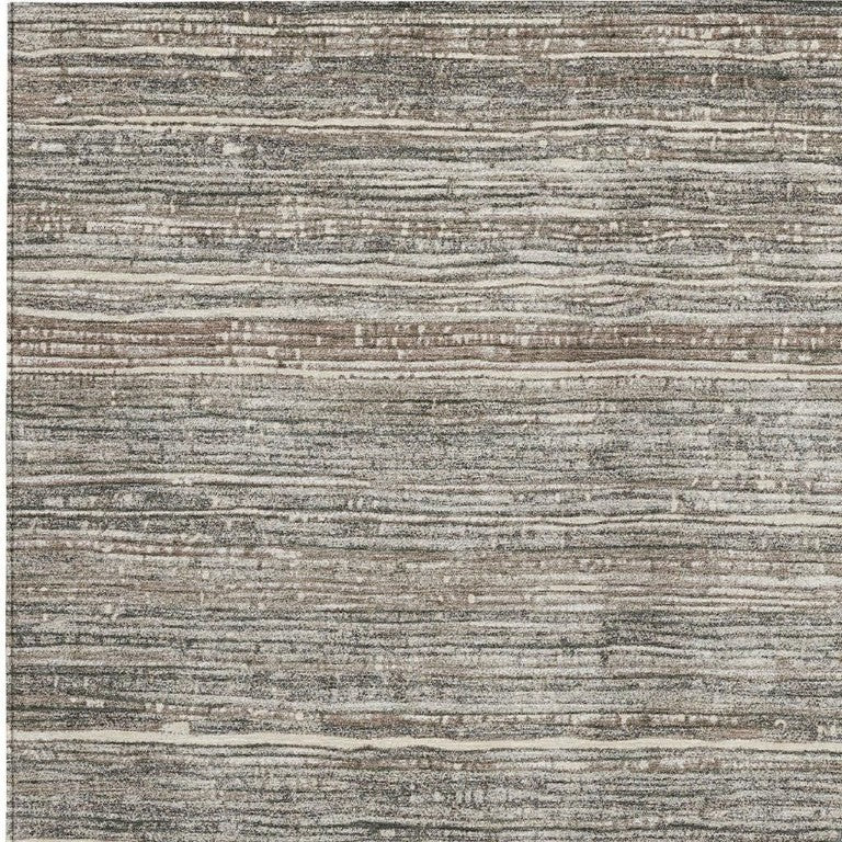 Striped Washable Polyester Indoor Outdoor Area Rug with Non-slip Backing for Patio and Living Room