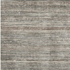 Striped Washable Polyester Indoor Outdoor Area Rug with Non-slip Backing for Patio and Living Room