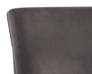 Sunpan Florence Counter Stool - Elegant Rustic Bronze Frame with Moisture Repellant Performance Fabric Piccolo Pebble