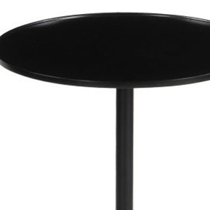HomeRoots 22" Brown Marble Pedestal End Table - Elegant Sculptural Design for Modern Living Spaces & Versatile Use 622652