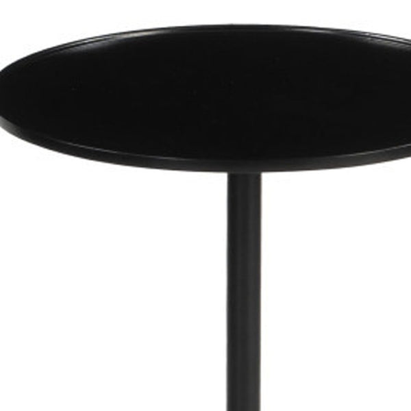 HomeRoots 22" Brown Marble Pedestal End Table - Elegant Sculptural Design for Modern Living Spaces & Versatile Use 622652
