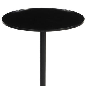 HomeRoots 22" Brown Marble Pedestal End Table - Elegant Sculptural Design for Modern Living Spaces & Versatile Use 622652