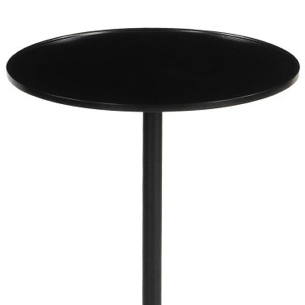 HomeRoots 22" Brown Marble Pedestal End Table - Elegant Sculptural Design for Modern Living Spaces & Versatile Use 622652