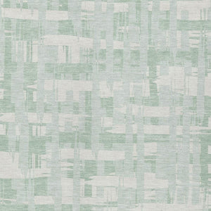 HomeRoots 5' Coastal Striped Area Rug - Mint Green, Ivory & Pale Aqua for Indoor/Outdoor Use, Washable & Durable 10' X 14' 622718