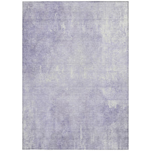 HomeRoots 5' Stylish Lavender and Ivory Abstract Washable Indoor Outdoor Area Rug for Versatile Spaces 5' X 8' 622816