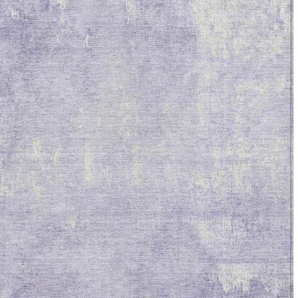 HomeRoots 5' Stylish Lavender and Ivory Abstract Washable Indoor Outdoor Area Rug for Versatile Spaces 8' X 10' 622818