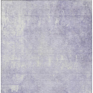 HomeRoots 5' Stylish Lavender and Ivory Abstract Washable Indoor Outdoor Area Rug for Versatile Spaces 10' X 14' 622820
