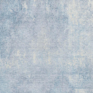HomeRoots 5' Stylish Sky Blue and Ivory Abstract Washable Area Rug for Indoor & Outdoor High-Traffic Spaces 9' X 12' 622831