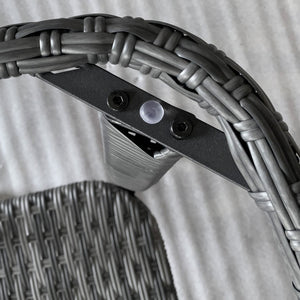 English Elm Outsunny Rattan Coffee Table With Glass Top And Storage Shelf, Stylish End Table For Outdoors & Indoors W2225P174030-GIGA