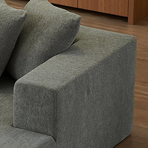 English Elm Chenille L-Shaped Sectional Sofa - Luxurious Cloud Couch With Modular Design For Modern Living Spaces W2339S00012