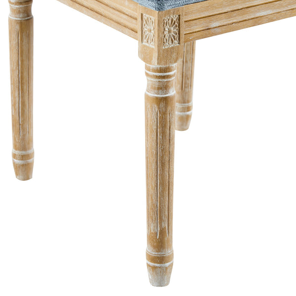 English Elm Christopher Knight Home® - [Set Of 4] Vintage French Country Dining Chairs - Elegant Cane Backrest & Plush Upholstered Seating N767P263677D_4