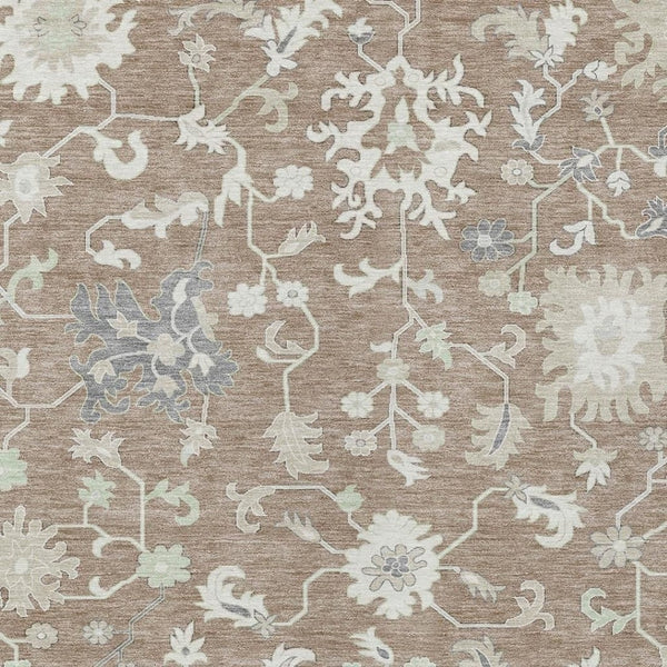 HomeRoots 5' Elegant Floral Washable Area Rug for Indoor & Outdoor Use - Durable, Stylish, and Versatile Design 8' X 10' 622955