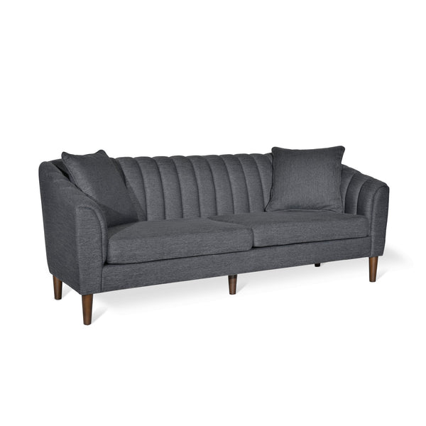 English Elm Christopher Knight Home® - 66957.00Achar_66957.00Bchar Contemporary 3-Seater Sofa In Charcoal - Plush Comfort & Modern Design! N771P202640N_N771P202649N