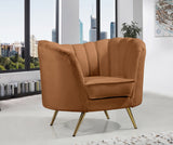 Margo Saddle Velvet Chair 622Saddle-C Meridian Furniture