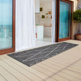 Madison Park Darya Global Inspired Moroccan Indoor/Outdoor Rug GP35-0006 Grey/White