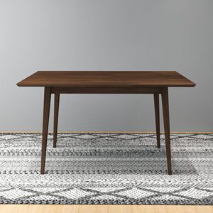 English Elm Ashcroft Furniture - Carlos Solid Wood Dining Table – Mid-Century Modern Design For 4-6 People With Timeless Elegance B183P201594