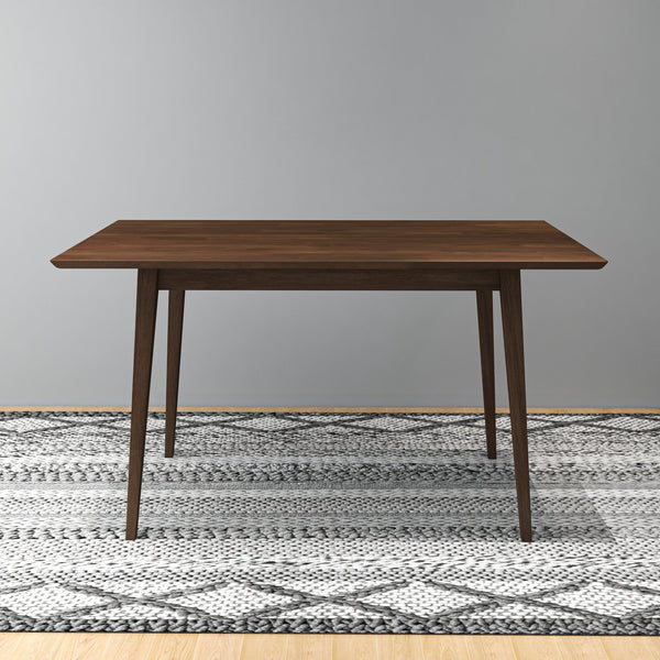 English Elm Ashcroft Furniture - Carlos Solid Wood Dining Table – Mid-Century Modern Design For 4-6 People With Timeless Elegance B183P201594
