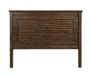 English Elm Franklin Walnut Four Piece Full Bedroom Suite with Headboard Dresser and Nightstand B2726P457620