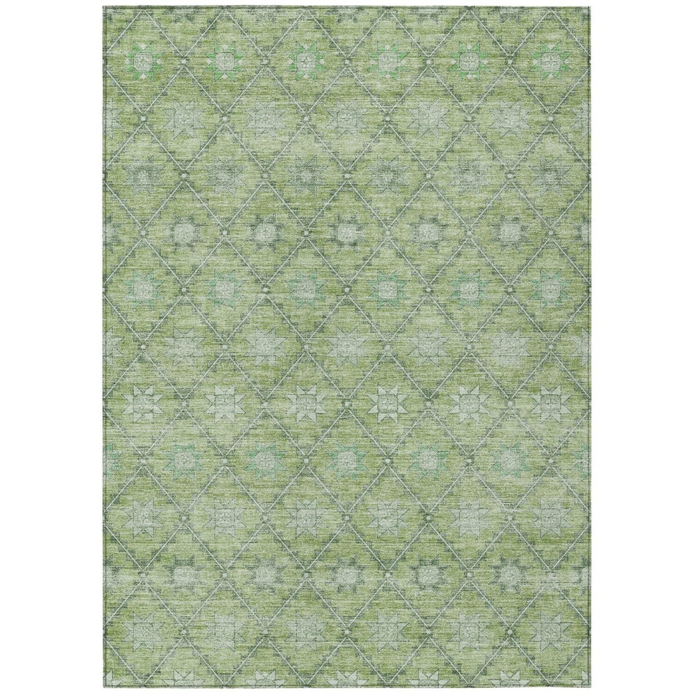 HomeRoots 5' Floral Indoor Outdoor Area Rug - Durable, Easy-Care Design for Patios, Kitchens, and More 5' X 8' 623055