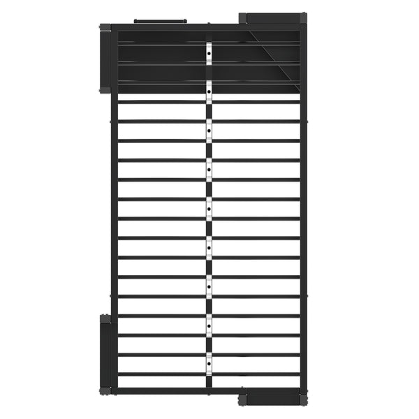 English Elm Loft Bed With Desk And Storage, Metal Twin Loft Frame For Kids Teens - Stylish Space Saver In Black W2904S00002