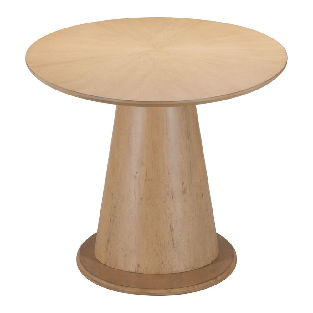 HomeRoots 71" Natural Solid Wood Oval Dining Table - Timeless Design, Space-Saving, Seats 4, Durable Finish 623358