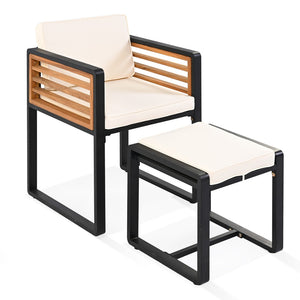 HomeRoots 14-Piece Natural Wood & Black Metal Dining Set with 8 Chairs & 4 Benches for Stylish Gatherings 623370