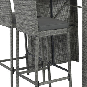 HomeRoots Five-Piece Solid Wood Dining Set: Stylish Brown & Gray Ensemble with Four Comfortable Chairs 623376