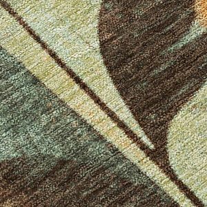 HomeRoots 5' Elevate Your Space with a Timeless Floral Washable Area Rug for Indoor & Outdoor Use 5' X 8' 623468