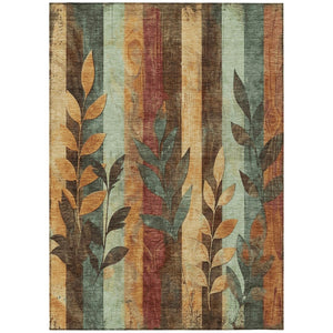 HomeRoots 5' Elevate Your Space with a Timeless Floral Washable Area Rug for Indoor & Outdoor Use 8' X 10' 623470