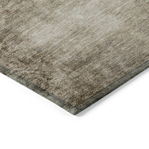 HomeRoots 8' Beige and Brown Abstract Washable Area Rug - Durable, Stylish, Indoor/Outdoor Perfect for Any Space! 623926