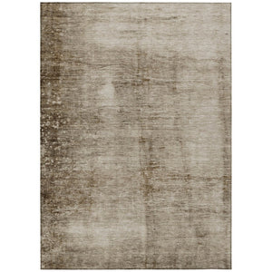 HomeRoots 10' Beige and Brown Abstract Area Rug - Stylish, Washable, Durable Indoor/Outdoor Design for Any Space 623928