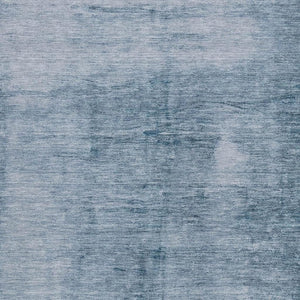 HomeRoots 10' Denim Blue & Ivory Abstract Washable Area Rug – Durable, Stylish, Perfect for Indoor & Outdoor Use! 623940