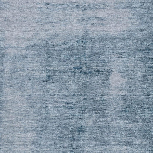 HomeRoots 10' Denim Blue & Ivory Abstract Washable Area Rug – Durable, Stylish, Perfect for Indoor & Outdoor Use! 623940