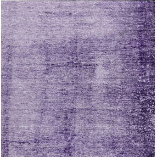 HomeRoots 10' Purple and Ivory Abstract Area Rug – Washable Indoor/Outdoor Design for Durable, Stylish Living Spaces 623958